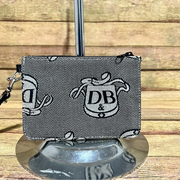 Dooney & Bourke Handbags - Dooney & Bourke Grey Canvas Wristlet
